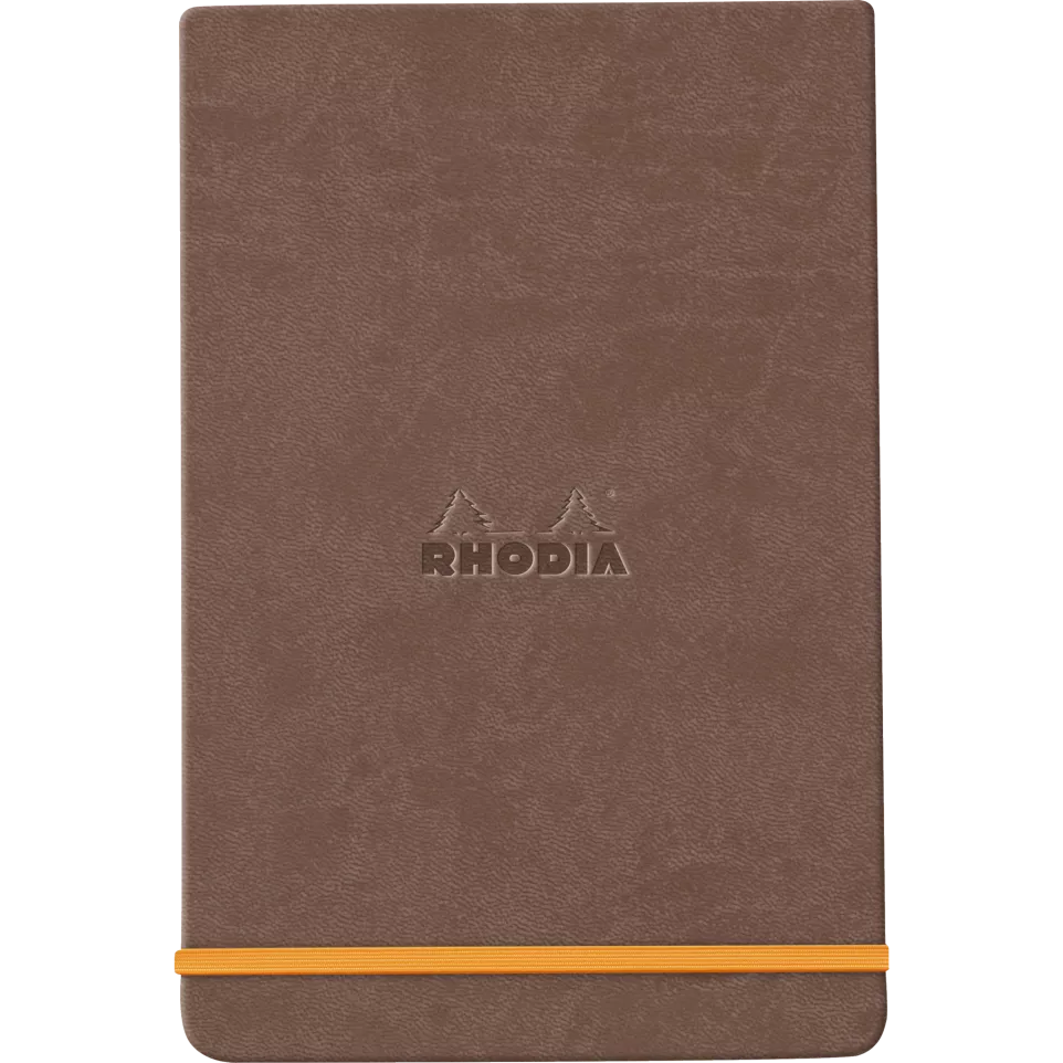 Rhodiarama webnotepad A5 L choco-/ St.
