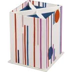 Punchy line, Pot à crayon carré, 8,5 x 8,5 x 11,5 cm/ Pce