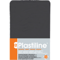 750g plastiline soepel zwart-/ St.