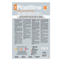 750g plastiline soepel zwart-/ St.