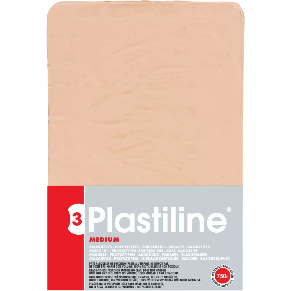 750g plastiline medium Napels roze-h....