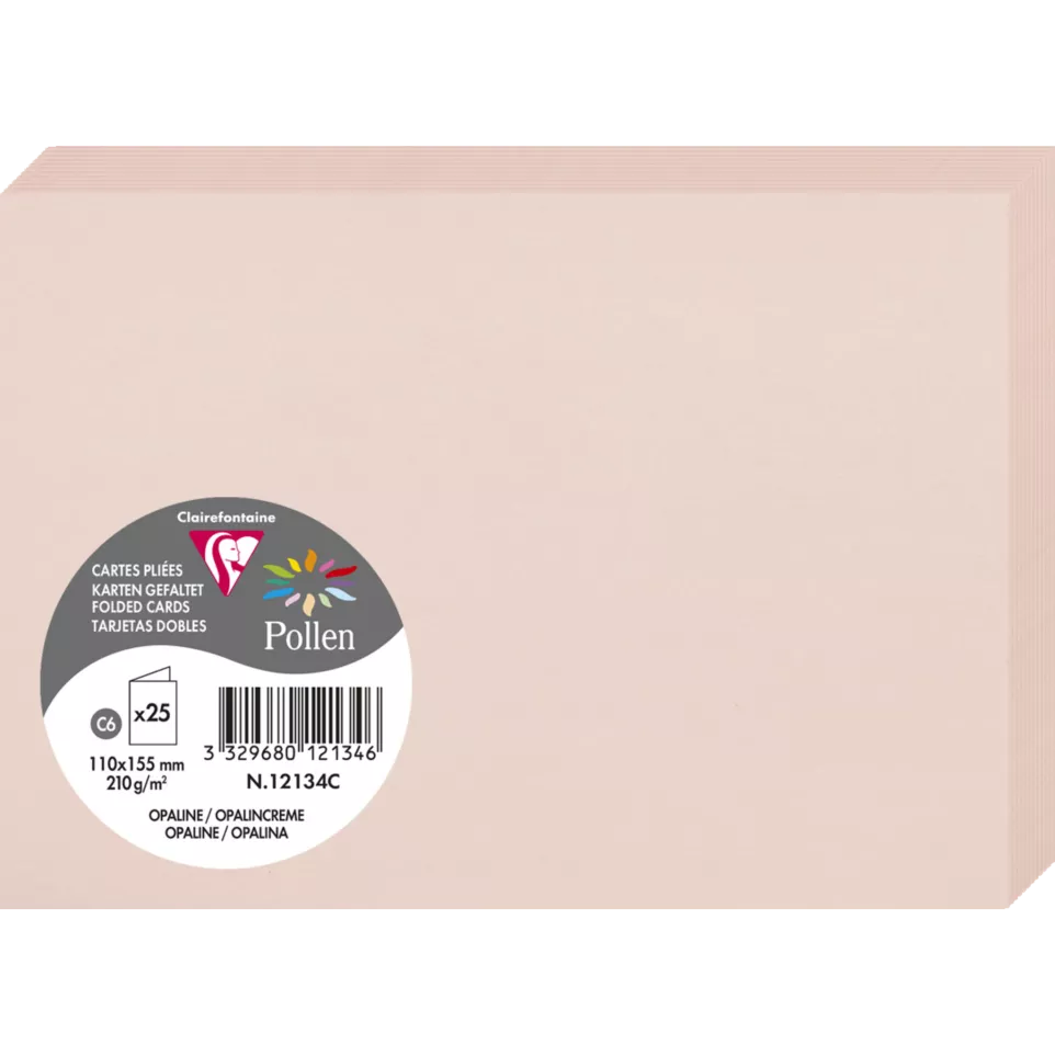 Clairefontaine, 111x158 mm folded...