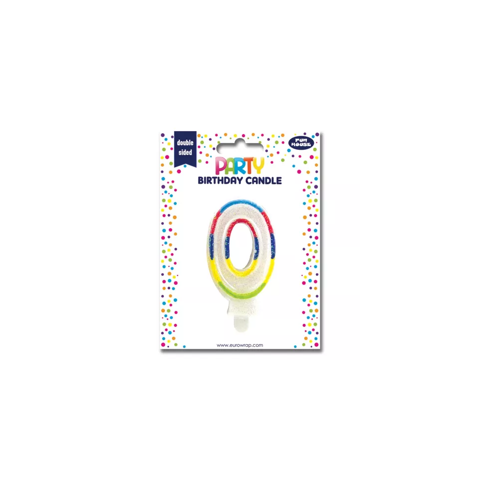 Bougie chiffre, 0/ Pce