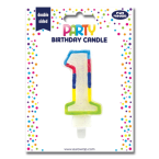 1ST BIRTHDAY CANDLE 6'S/ Pc.