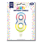 Bougie chiffre, 8/ Pce