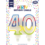 Bougie nombre, 40/ Pce