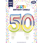 Bougie nombre, 50/ Pce