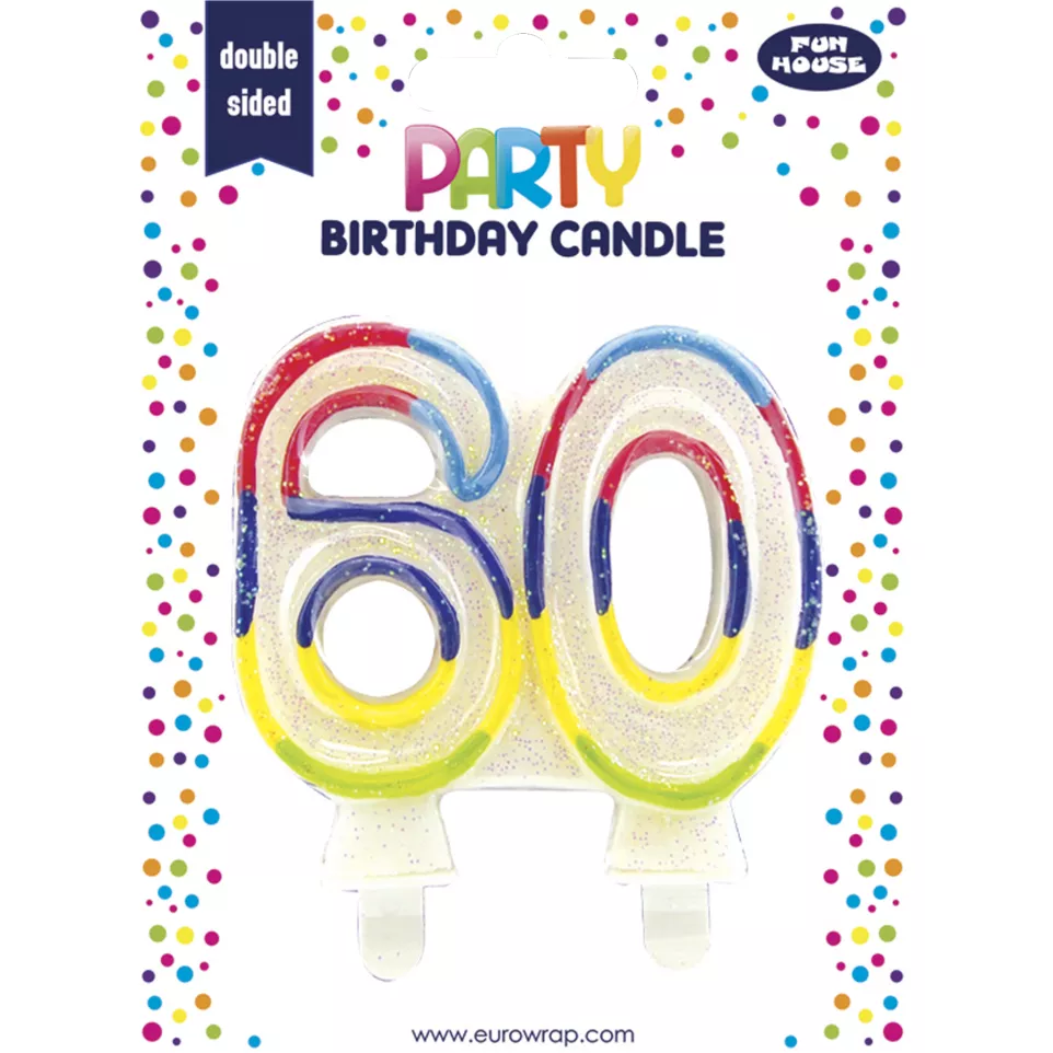 Bougie nombre, 60/ Pce