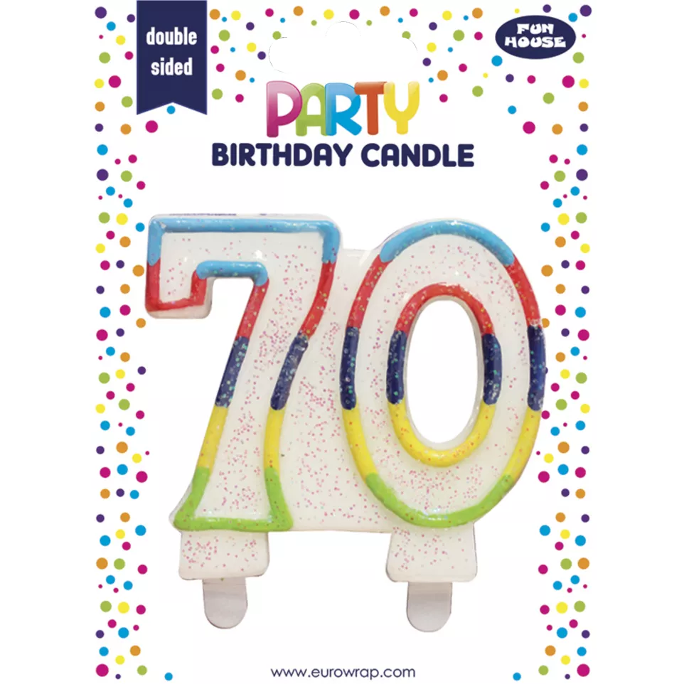Bougie nombre, 70/ Pce