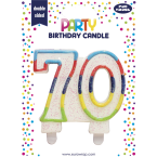 Kaars Cijfer 70-/ St.