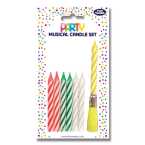 MULTI MUSICAL CANDLES 6'S/ Pc.