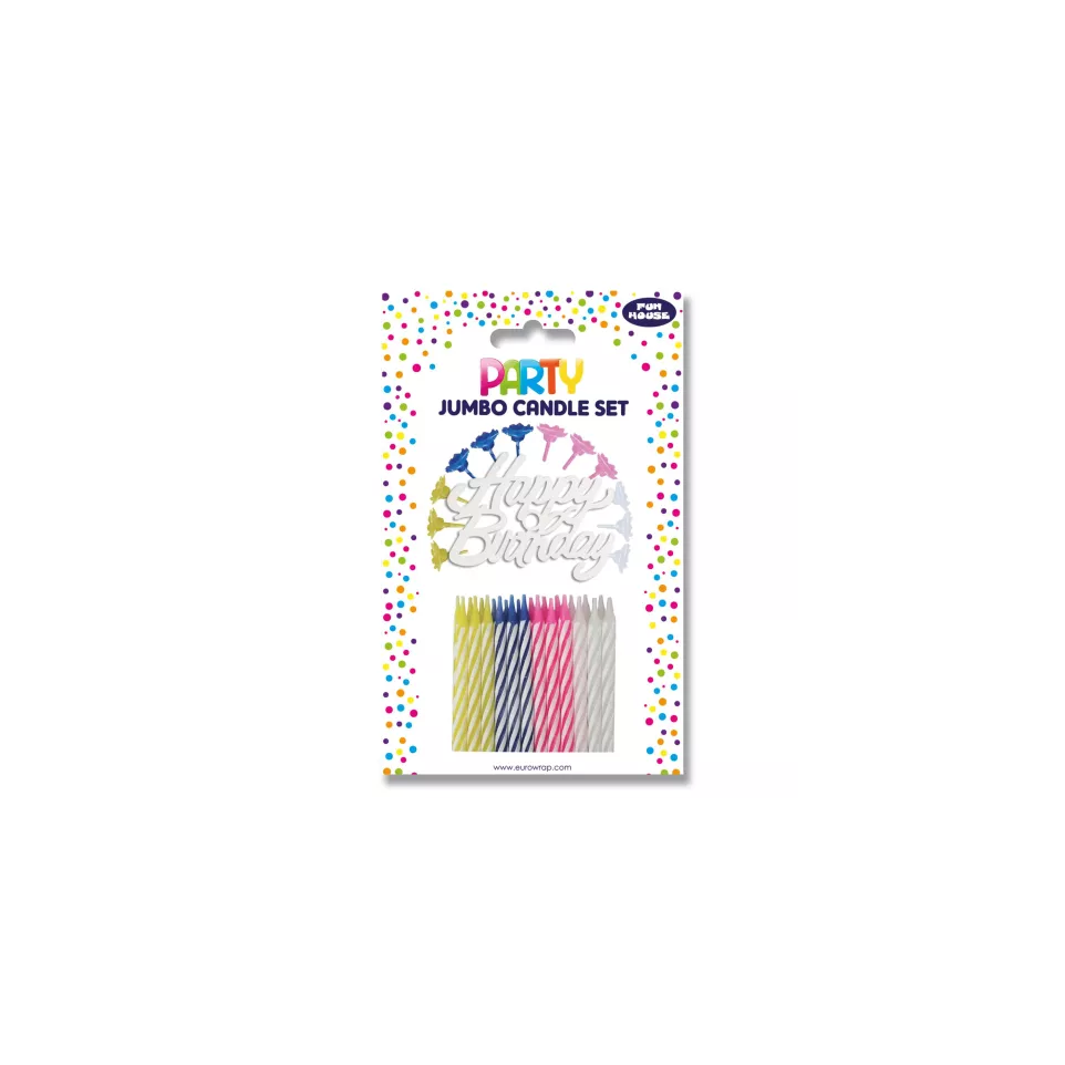 GENERIC JUMBO CANDLE SET 6S/ Pc.