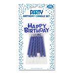 BLUE MET CAKE CANDLE SET...