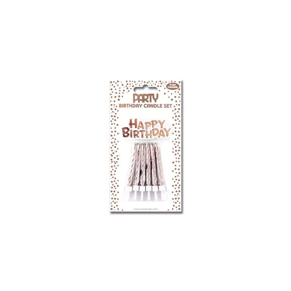 Set de 36 bougies pour gâteau, or...