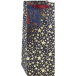 Etoiles or, sac bout-eille 12,7x9x35,5 cm/ Pce