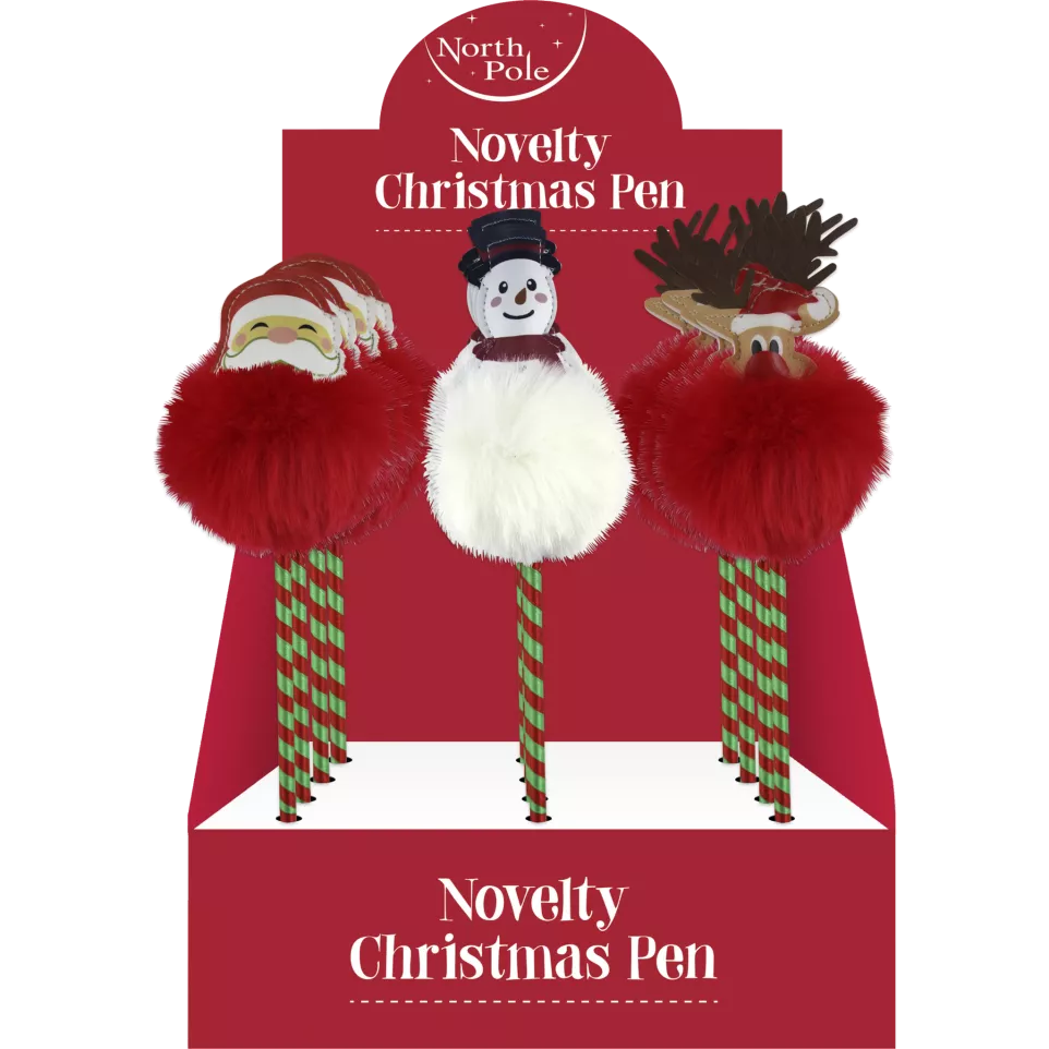 Stylos, Assortiment Pompom de Noël-/ Pce