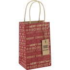 Kraft Texte Noël sac- parf....