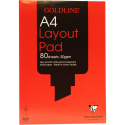 Goldline Layout bloc collé 80F A4 50g/ Pce