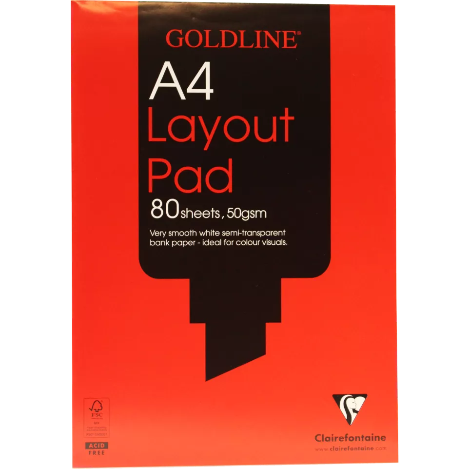Goldline Layout bloc collé 80F A4...