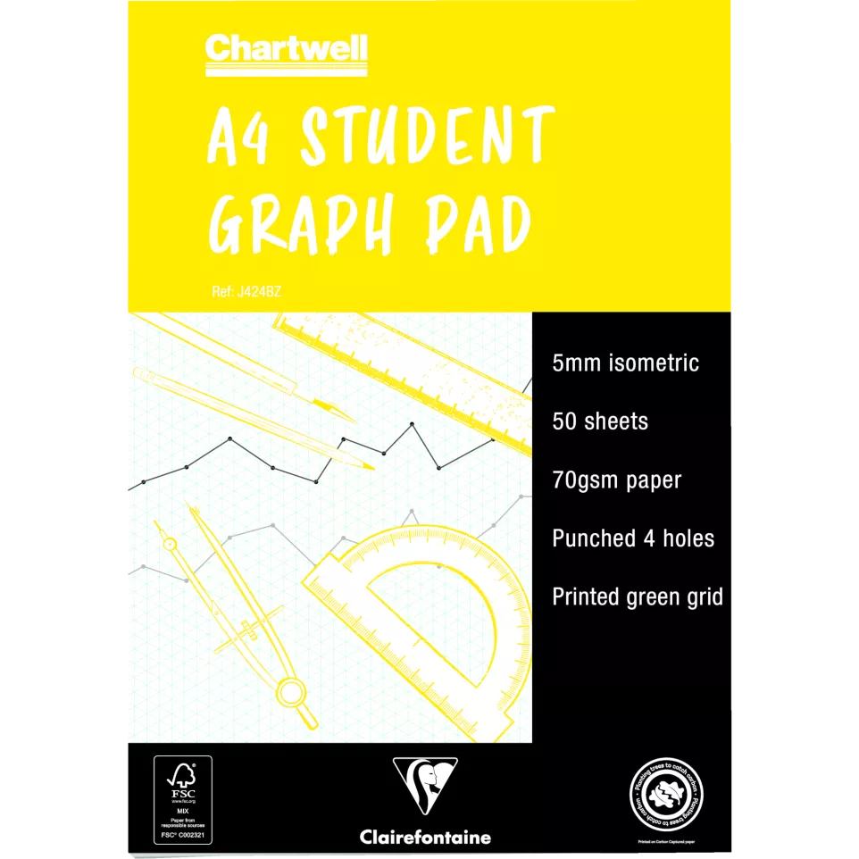 Chartwell bloc collé 50F A4 70g...