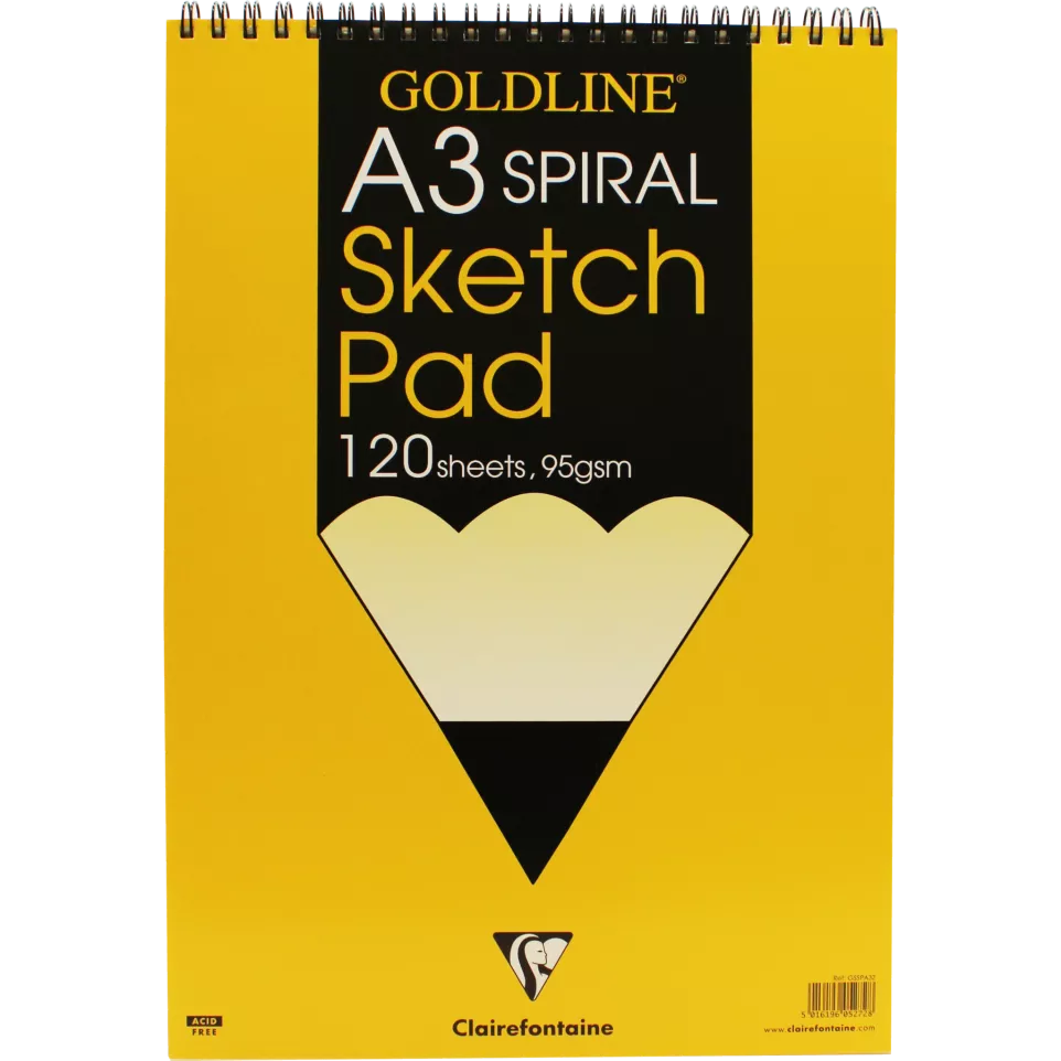 Goldline Wirebound Sketch Pad 95g A3/...