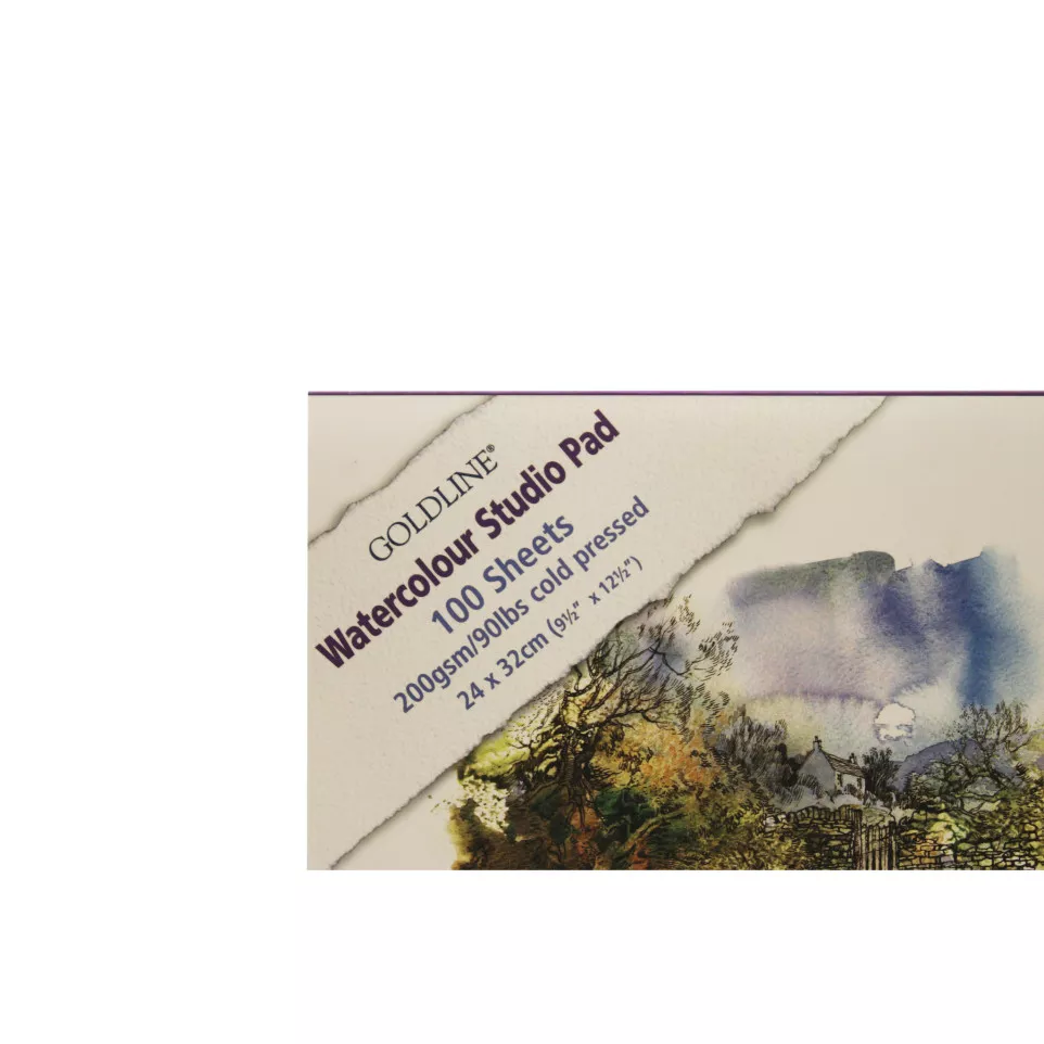 Goldline Aquarel 100bl 200g 24x32cm-/...