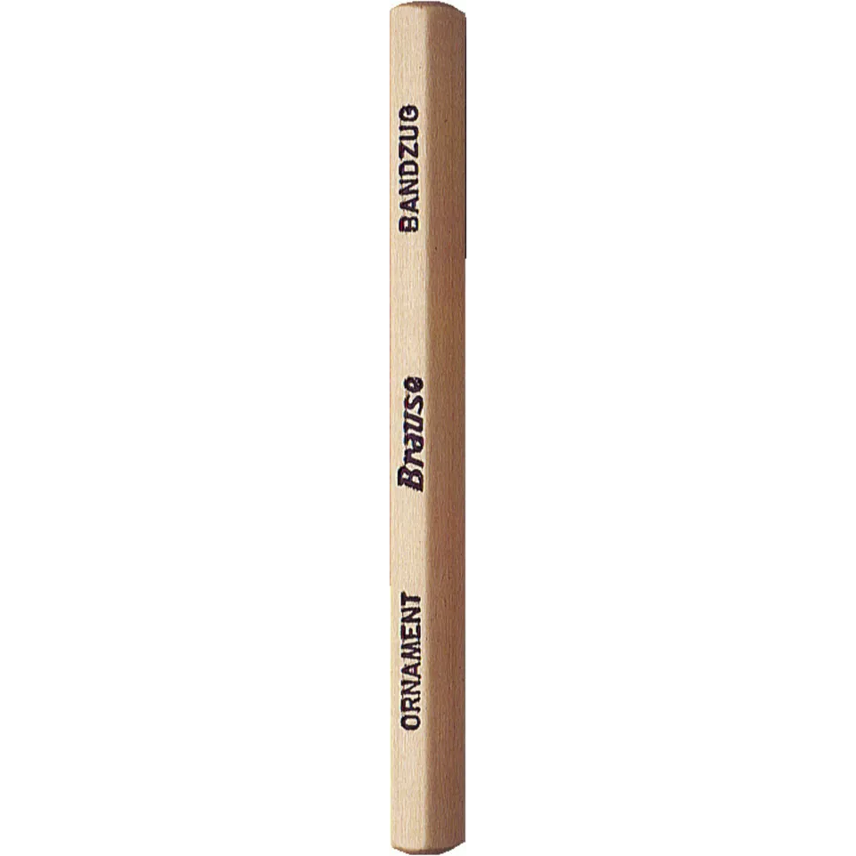 1 porte-plume hexagonal en bois/ Pce