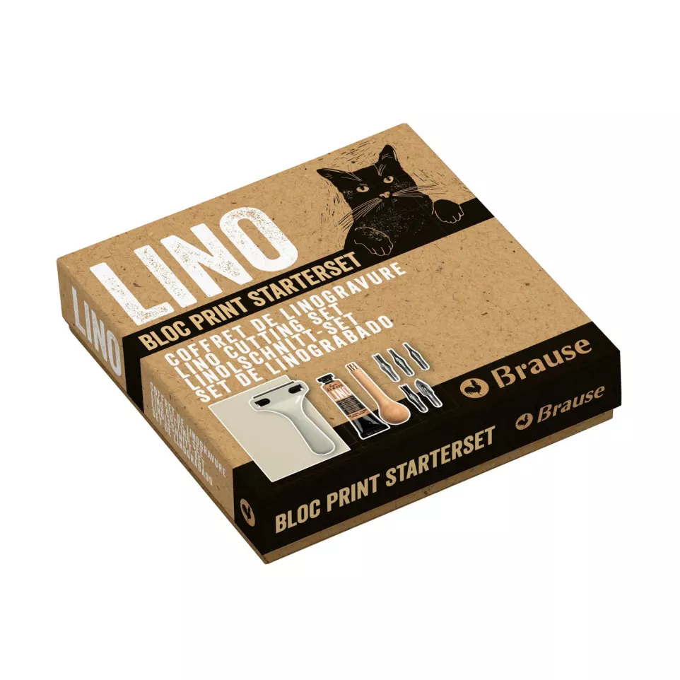 Coffret de linogravure./ Pce