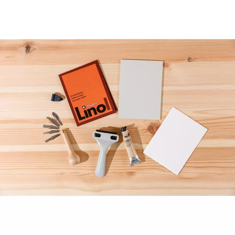 Coffret de linogravure./ Pce