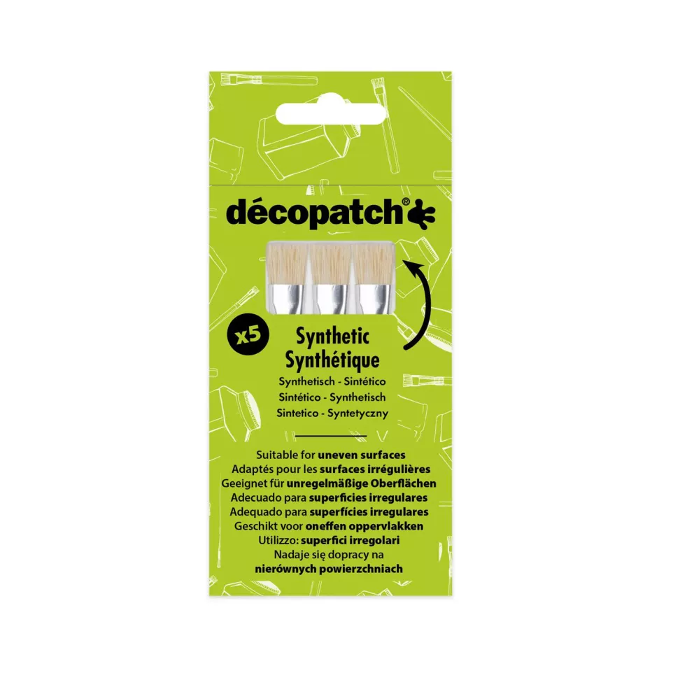 Pack of 5 Small Pure Silk Brushes/ Pc.