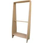 Montants bois présentoir PRT2 68cm/ Pce