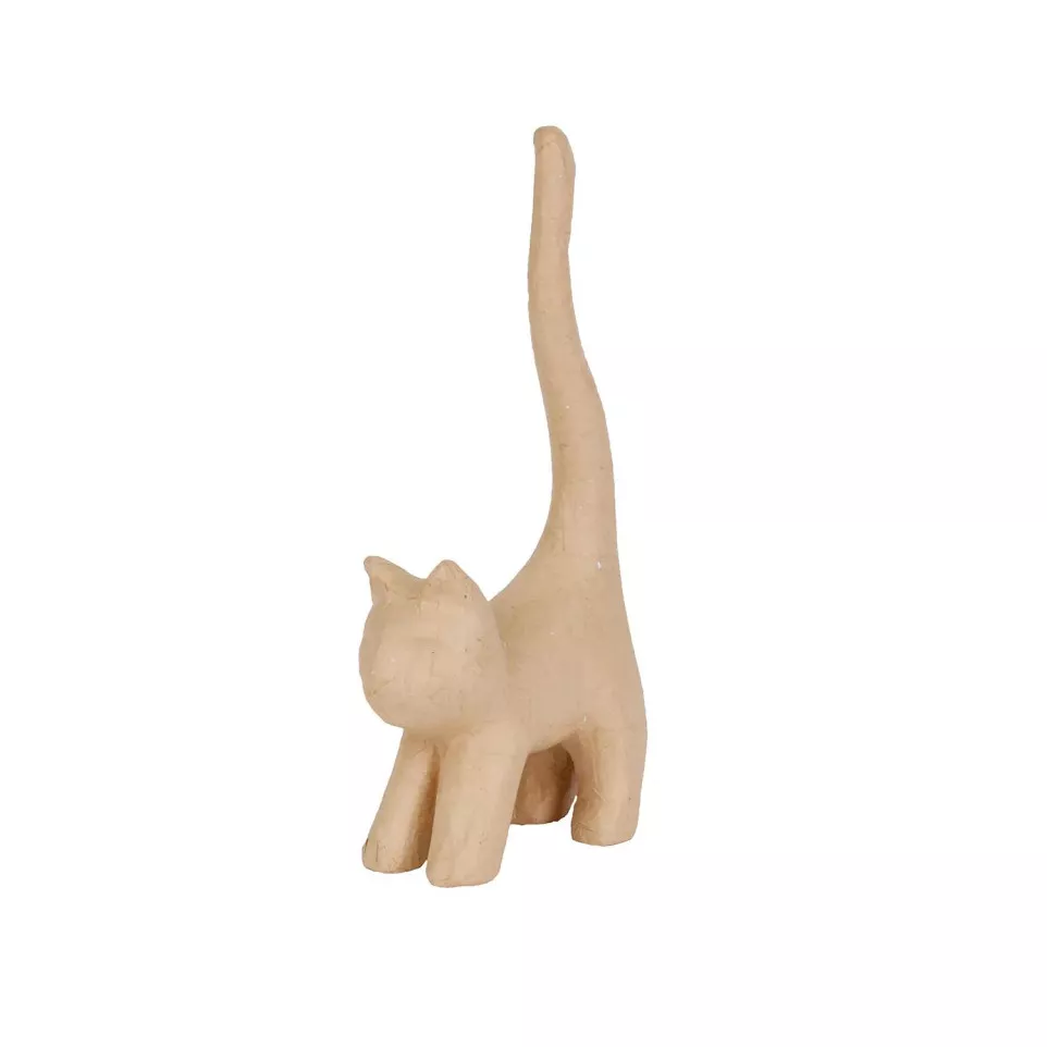 Naïve Cat with a Long Tail 32cm/ Pc.
