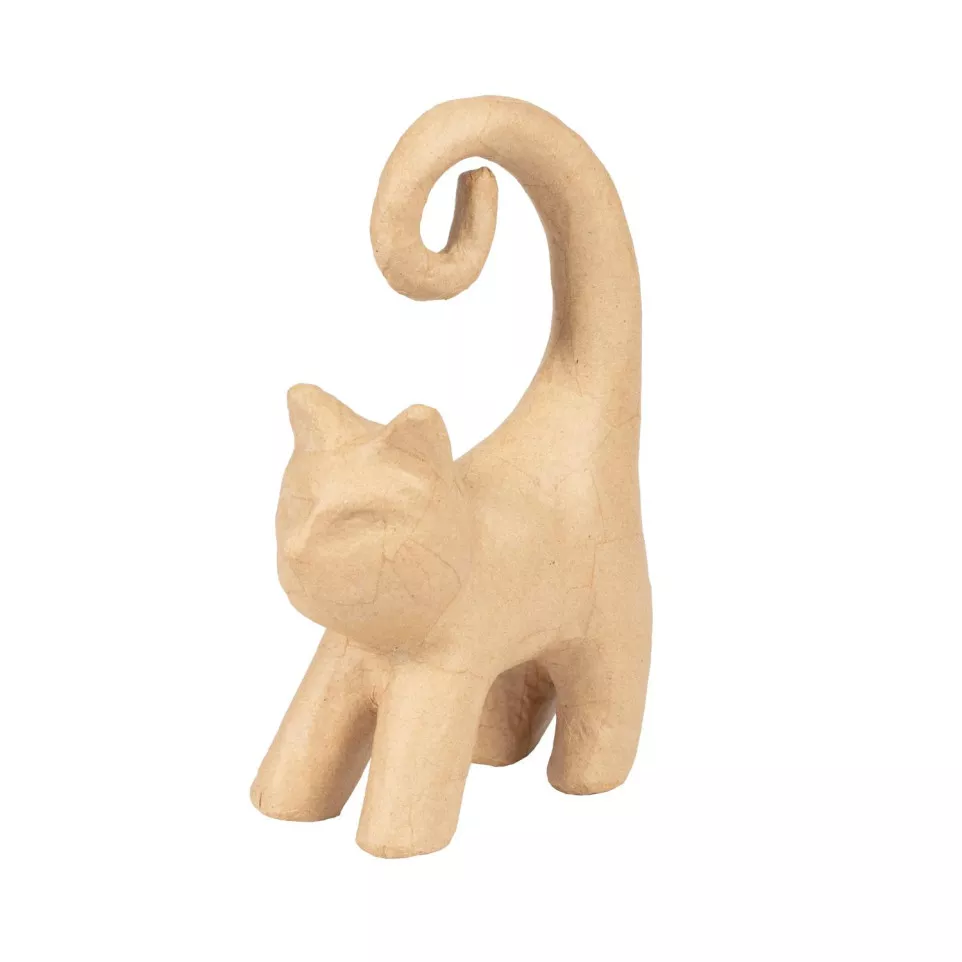 Naïve Cat with a Long Tail 32cm/ Pc.