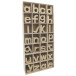 Display gevuld met klein alfabet-/ St.