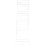 Display - ladder model - wit-/ St.