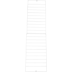 Présentoir échelle blanc-/ Pc.