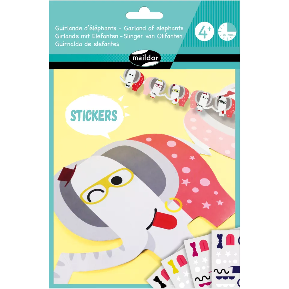 Creatieve kit, Slinger Olifanten-/ St.