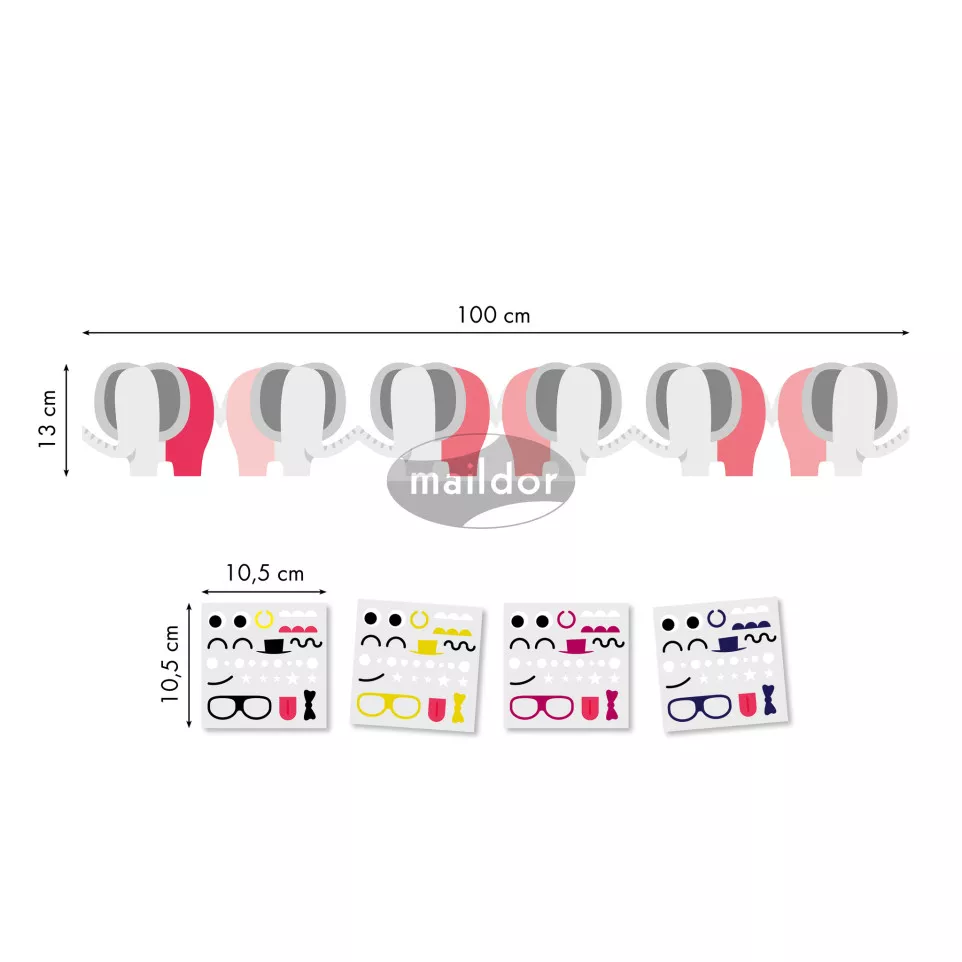 Creatieve kit, Slinger Olifanten-/ St.