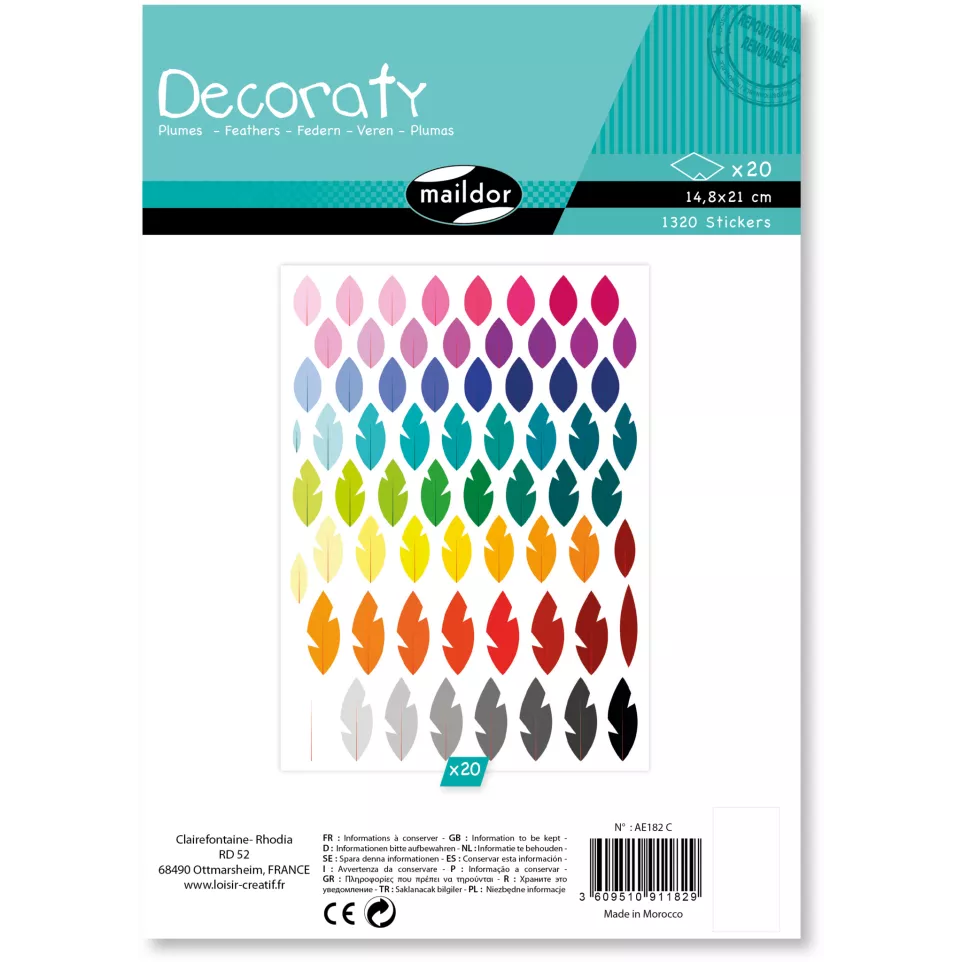 Decoraty, Bag 20 pl 14.8x21cm,...