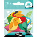 Sticky, Tropische vo-gels, 30 stickers/ St.