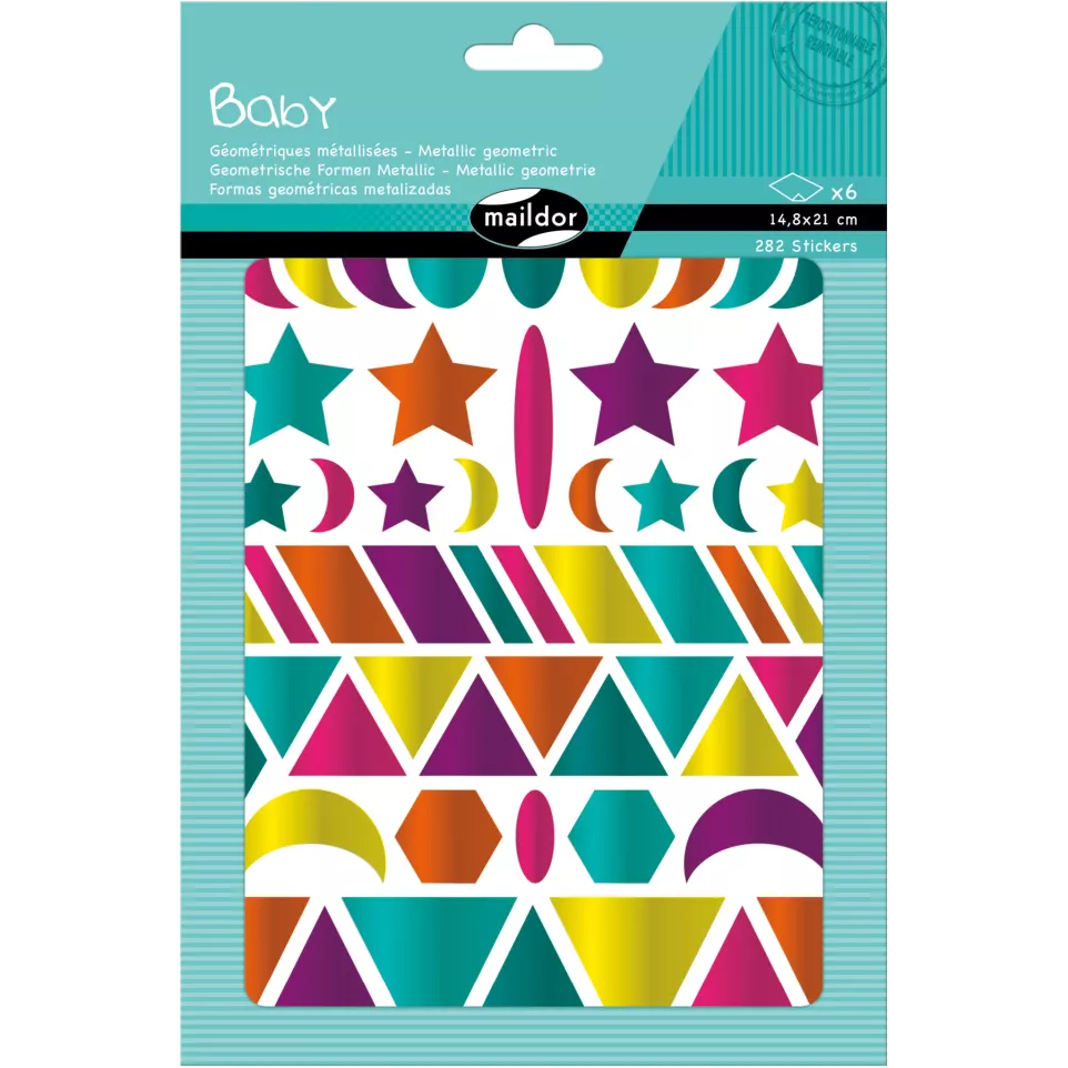 Baby, Bag 6 pl 14.8x21cm, Metallic...
