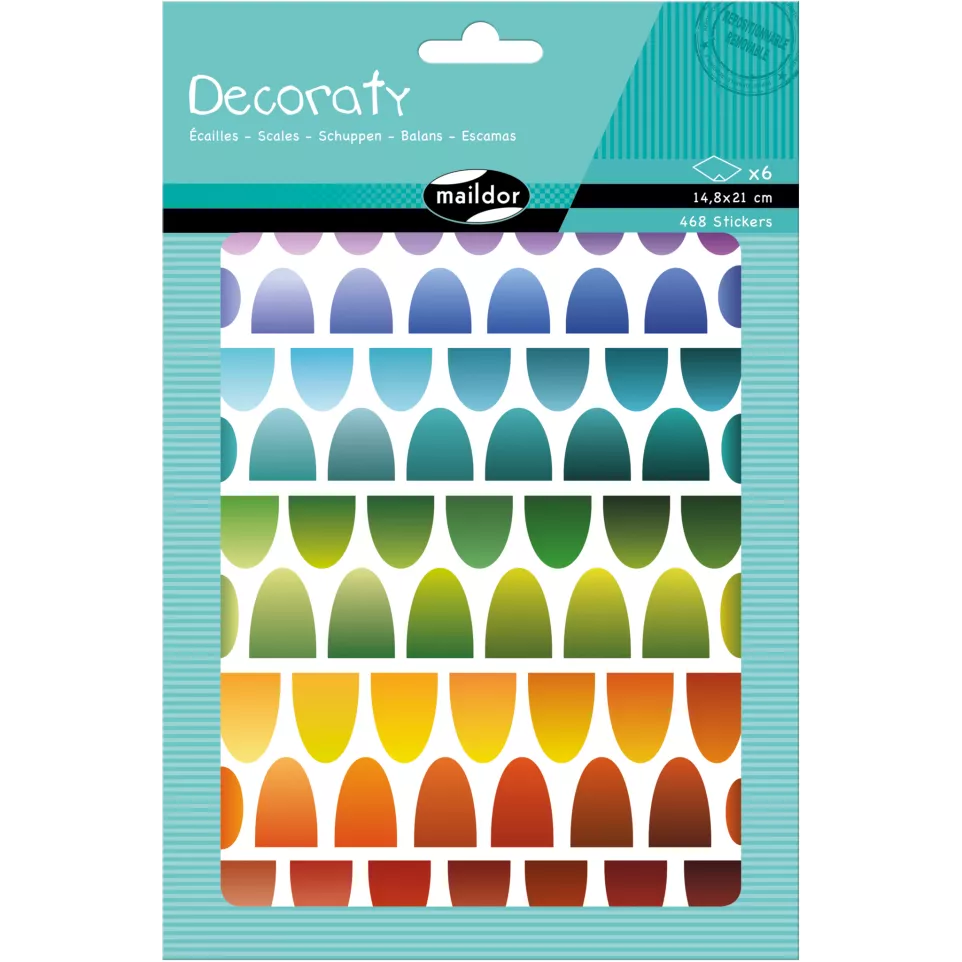 Decoraty, Scales, Pack 6 sh/ Pc.