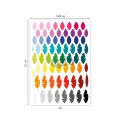 Decoraty, Plumes,  Sach 6 pl-/ St.