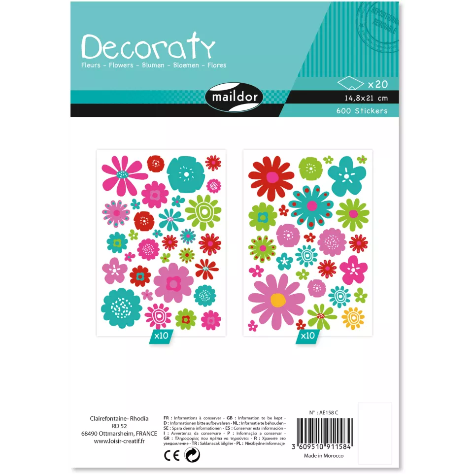 Decoraty, Bag 20 pl 14.8x21cm,...