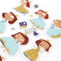Puffy, Glitter, Prin-ses, zakje 1 vel/ St.