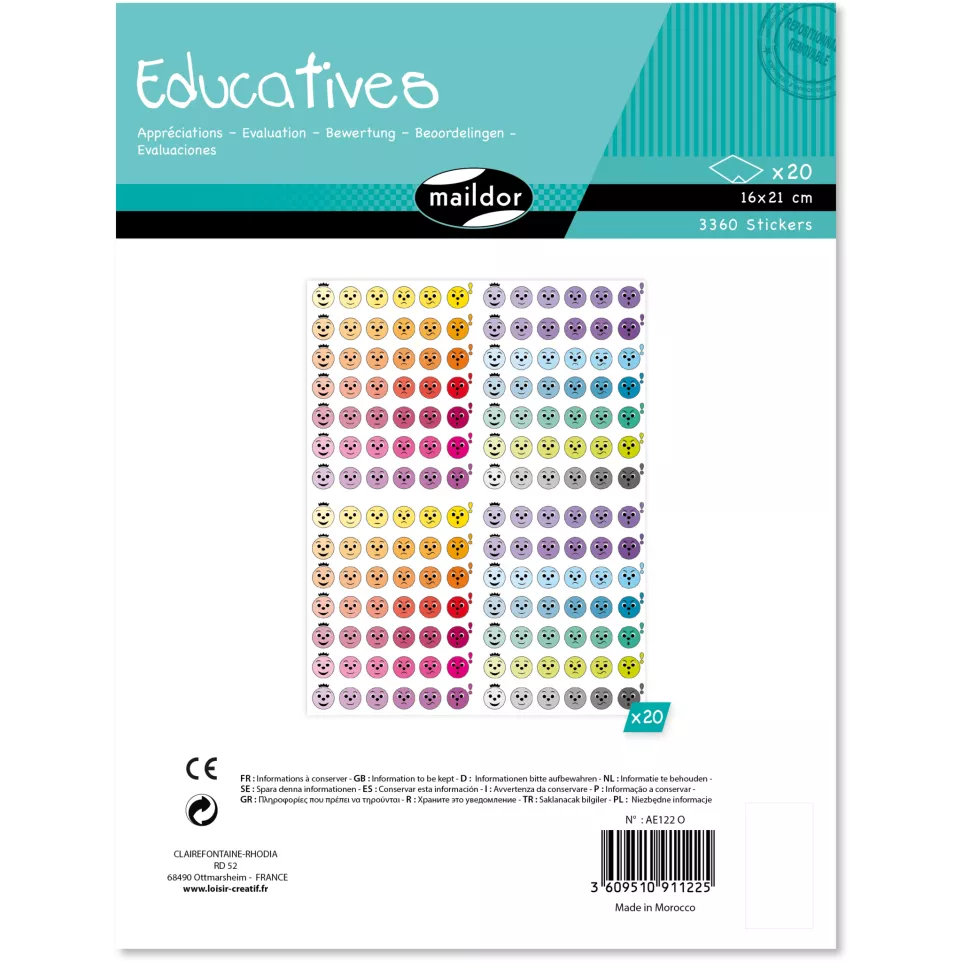 Educatives, Sach 20pl 16x21cm,...