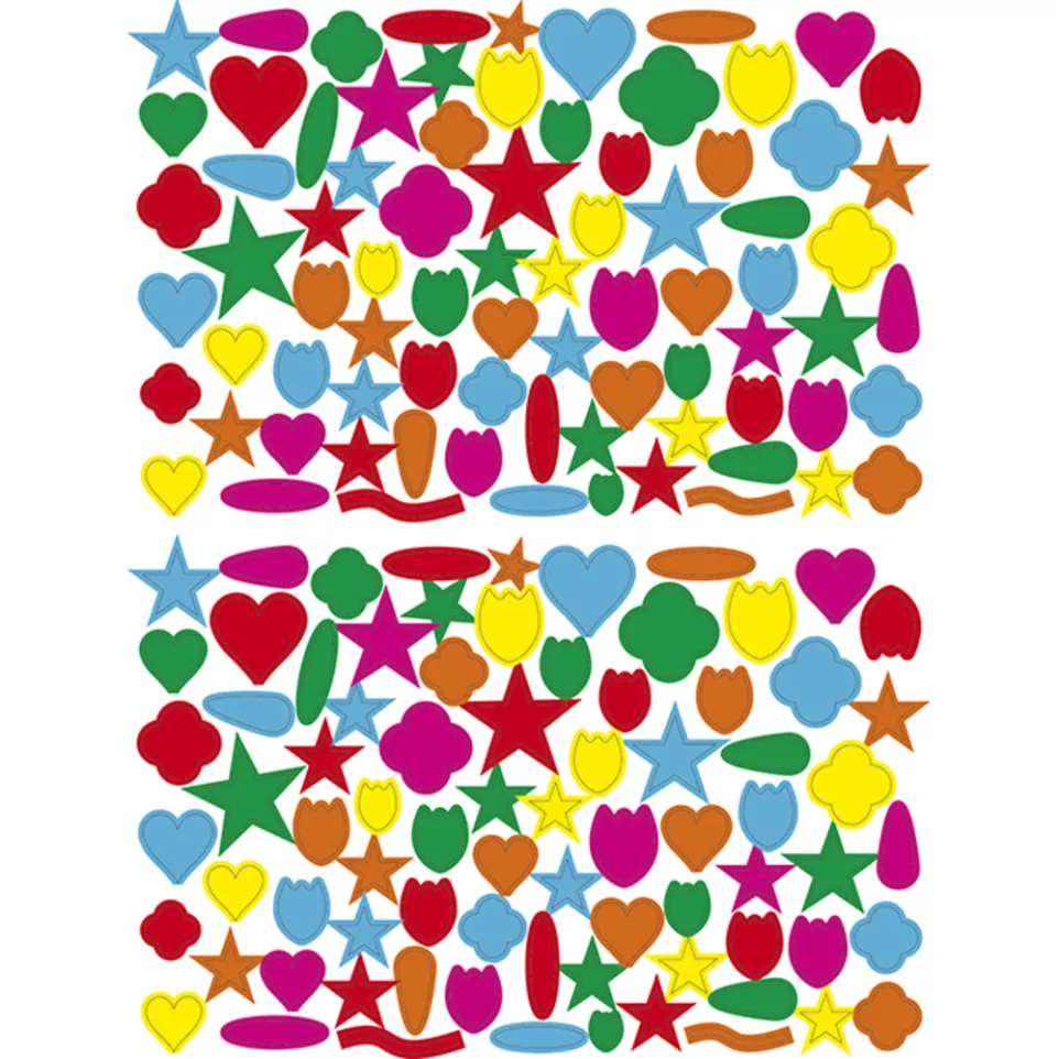 Geometrisch, Assortiment, 60 vel-/ St.