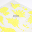 Phospho' Stick, Bag 2 pl 14.8x21cm, Dinosaurs/ Pc.