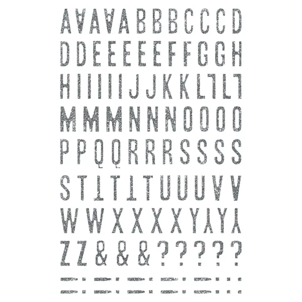Glitty, Sach 2 pl 10,5x16cm, Alphabet...