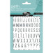 Glitty, Sach 2 pl 10,5x16cm, Alphabet / chiffres, argent/ Pce